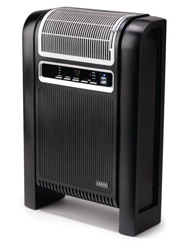 Lasko 760000 1,500 Watt Cyclonic Ceramic Heater, 2 Quiet Comfort u0026 2-Speed  Settings, 7-Hr