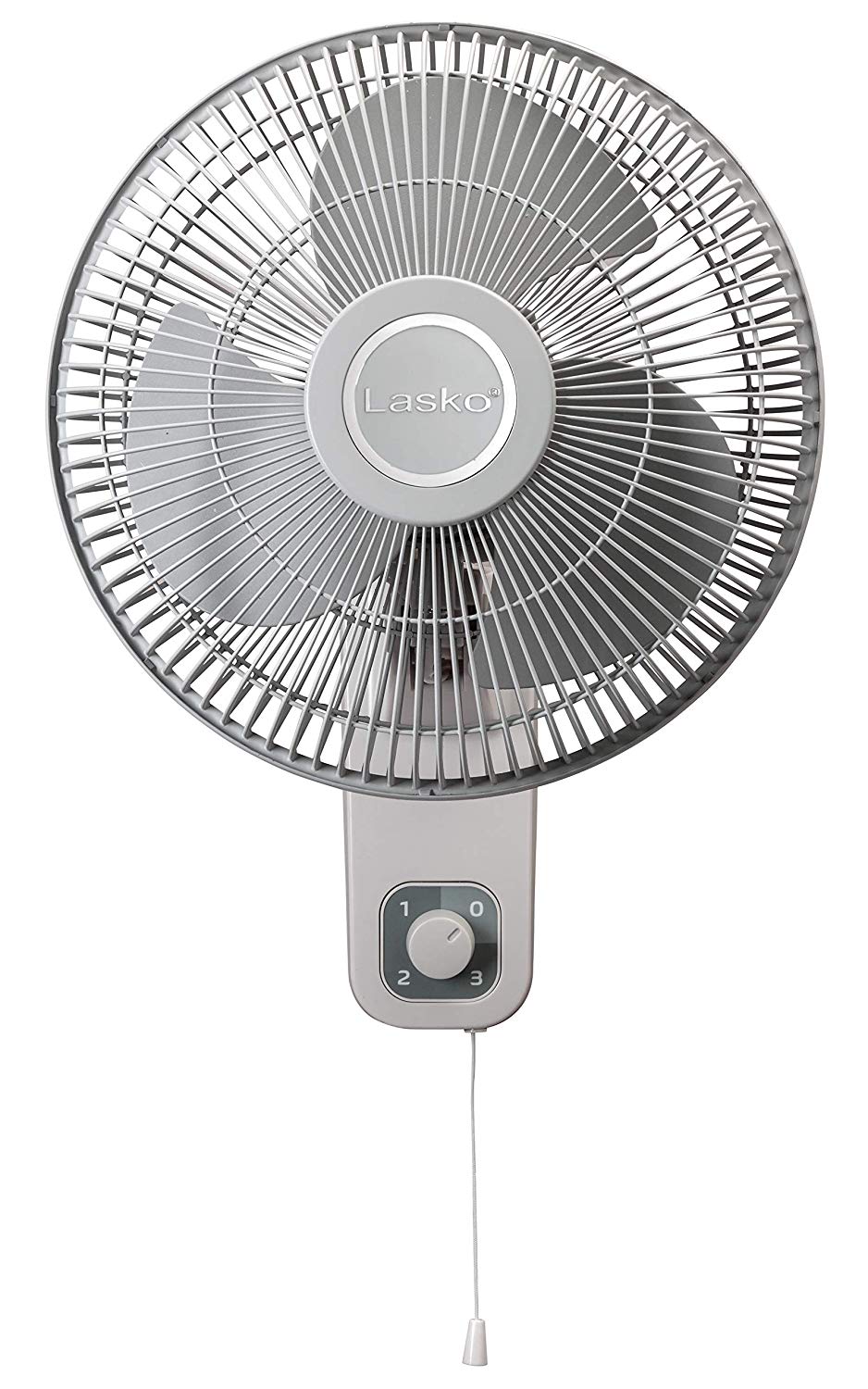 Lasko M16900 3-Speed 16 inch Oscillating Wall-Mount Fan, Head tilts and  locks for directional