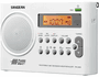 Sangean PR-D9W Emergency Weather Hazard Radio w/ 7 NOAA Channels, AM/FM Radio, Auto Alerts & Scan, Dual Alarm, Rechargeable or Dry Cell Battery