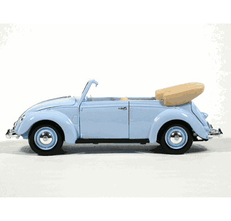 1951 Volkswagen Cabriolet diecast model car 1:18 scale die cast by