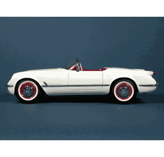 1953 Chevrolet Corvette diecast model car 1:18 scale die cast by