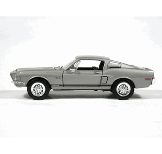 1968 Mustang Shelby Cobra GT 500KR diecast model car 1:18 scale