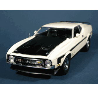 K794⭐︎SunStar 1/18 1971 MUSTANG BOSS 351 Sun Star 1:18 1971 Ford Mustang BOSS 351 (Calypso Coral