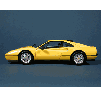 KYOSHO Ferrari 328GTB 1:18 ダイキャストモデル 1/18 Kyosho Ferrari 328 GTB 328GTB (Yellow) Diecast Car