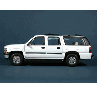 2001 Chevrolet Suburban diecast model truck 1:18 scale die cast by