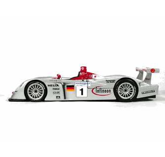 2001 Infineon Audi R8 #1 Le Mans diecast model race car 1:18