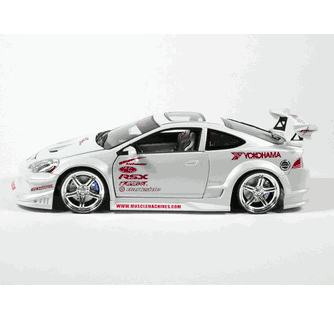 2002 Acura RSX diecast model car 1:18 scale die cast by Muscle