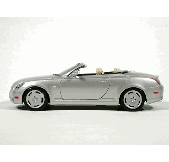2002 Lexus SC 430 diecast model car 1:18 scale die cast by