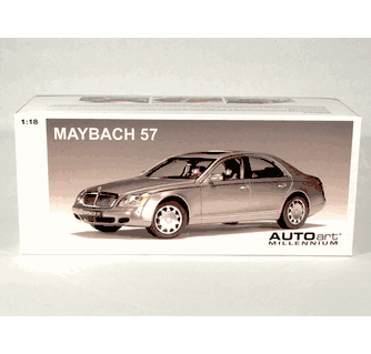 ミニカー AUTOart Mercedes Maybach 57 1/18 Autoart 1/18 Scale Diecast 76152 - Maybach 57 SWB - Grey Middle