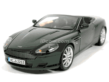 2004 Aston Martin DB9 Convertible diecast model car 1:18 scale die cast from Minichamps - Green