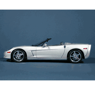 2005 Chevrolet C6 Corvette Convertible diecast model car 1:18