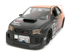 2006 Subaru Impreza WRX STi diecast model car 1:24 scale die cast by Jada Toys Option D - Orange 91774