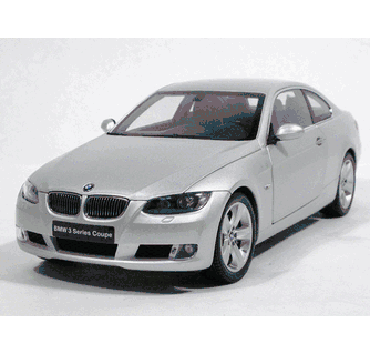 2007 BMW 330i Coupe diecast model car 1:18 scale from Kyosho
