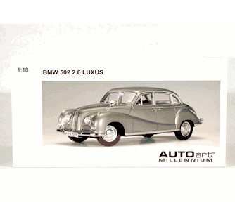 BMW 502 2.6 Luxus diecast model car 1:18 scale die cast by AUTOart 