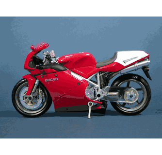 Ducati 998s Model Diecast Motorcycle 1:12 die cast by NewRay - Red