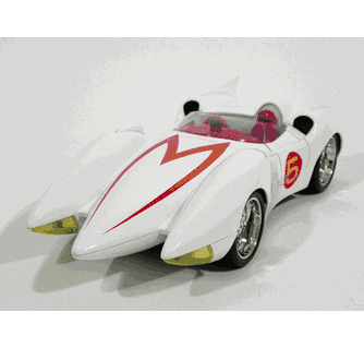 Speed Racer Mach 5 diecast model car 1:18 die cast by Jada Toys