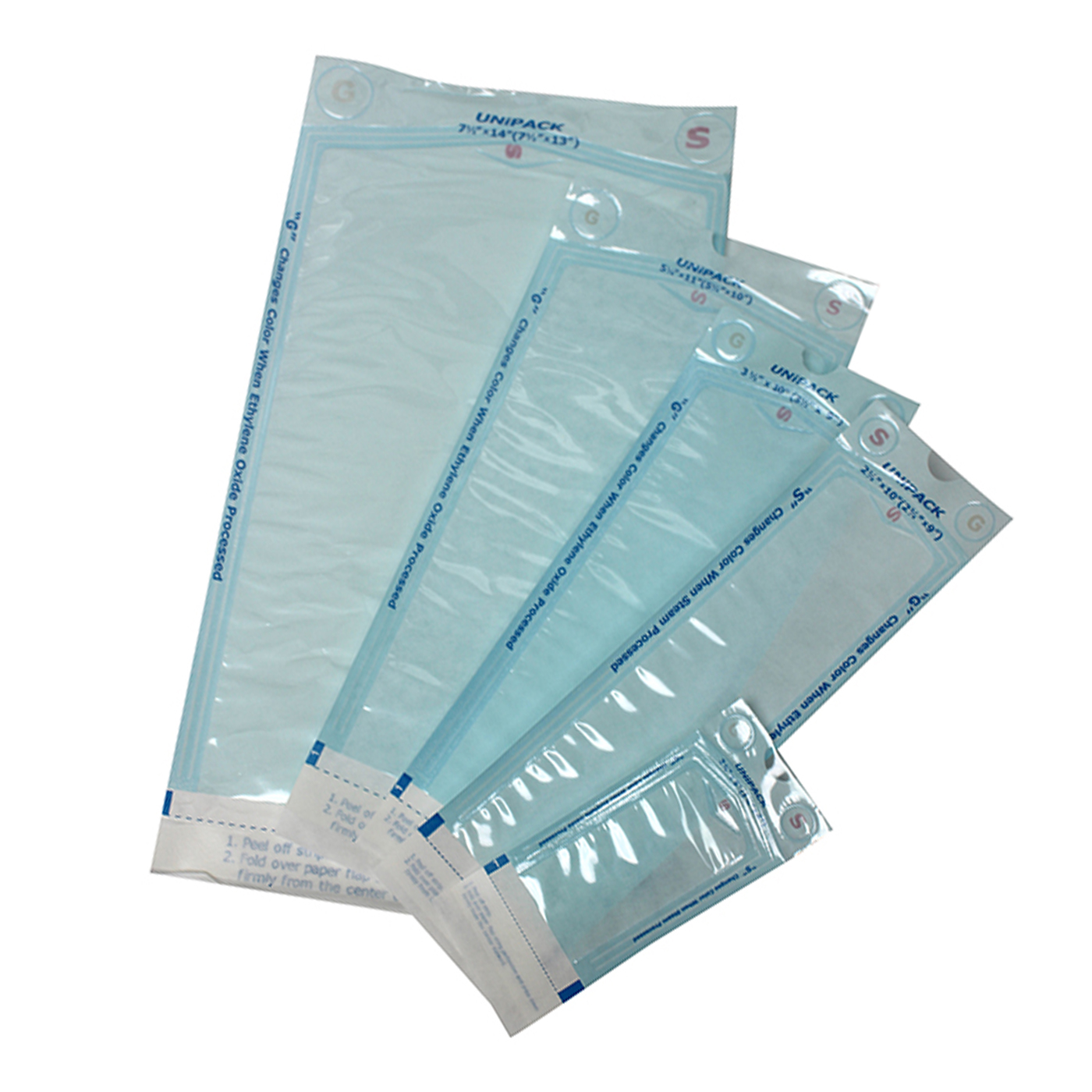 Mydent Defend Plus Self-Sealing Sterilization Pouches – 3.5" X 10" – Box Of 200 (SP2500)