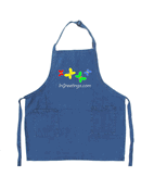 23"x30" Adjustable Washed Denim Pocketed  Apron with Full Color DFT Print of Your Artwork/Logo me