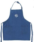 Personalized Monogram/Name Cotton Twill or Denim Apron 