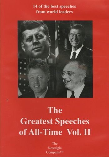 Greatest Speeches Of All Time Vol.2 DVD