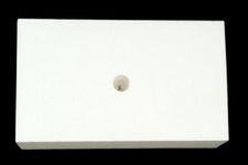 1 Hole Flag Stand - White Smooth Top