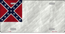 2nd Confederate Flag License Plate