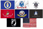 3'x5' Polyester Military Flag Sets