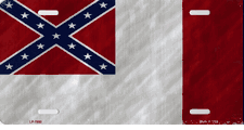 3rd Confederate Flag License Plate