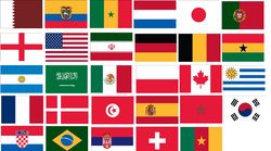 2023 World Cup 3'x5' Flag Set 