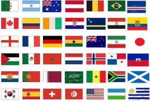 2026 World Cup 3' x 5' Flag Set 
