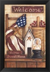 Welcome Home - Framed Print