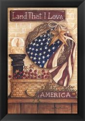 Land That I Love - Framed Print