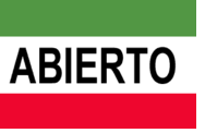 Abierto Flag