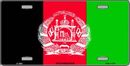 Afghanistan Flag License Plate