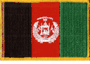 Afghanistan Flag Patch - Rectangle