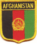 Afghanistan Flag Shield Patch