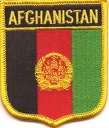 Afghanistan Flag Shield Patch