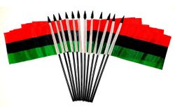 African American 4"x6" Polyester - 12 Per Pack