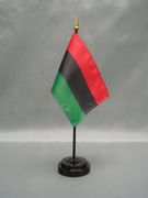 African American Miniature Desk Flag 