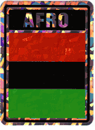 African American Vinyl Reflective Decal