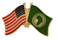 African Union Double Lapel Pin