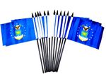 Air Force Polyester Table Flags - 12 Per Pack