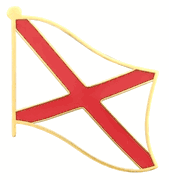 Alabama Flag Lapel Pins - Single