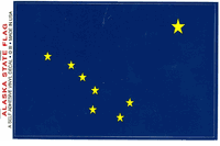 Alaska Flag Decal Stickers