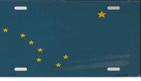 Alaska Flag License Plate