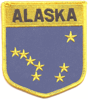Alaska Flag Shield Patch