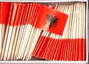 Albania Flag Toothpicks