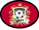 Albania Soccer Flag It Oval Decal