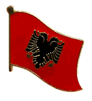 Albania Flag Lapel Pin - Single