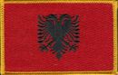Albania Flag Patch - Rectangle